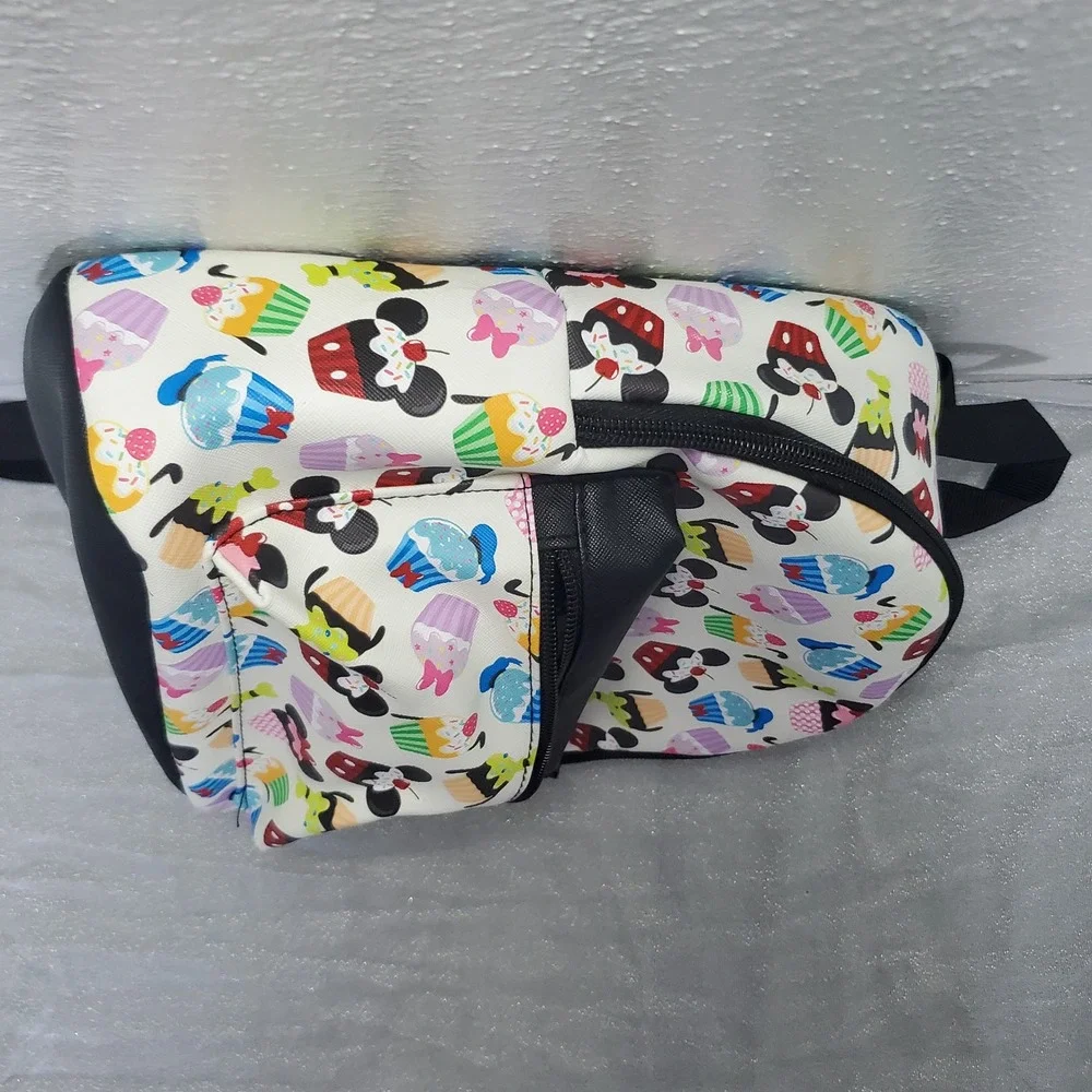 Disney Mickey Mouse Cupcake Mini Backpack Purse‎ Kids Adult Kawaii